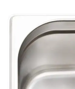 vidaXL Gastronorm Containers 8 pcs GN 1/6 150 mm Stainless Steel