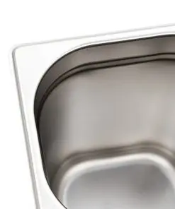 vidaXL Gastronorm Containers 8 pcs GN 1/6 200 mm Stainless Steel