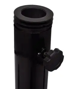 vidaXL Umbrella Stand with Weight Plates Black