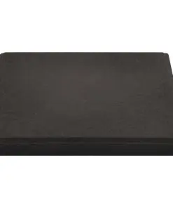 vidaXL Umbrella Stand with Weight Plates Black