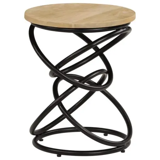 vidaXL End Table Solid Mango Wood 40×50 cm