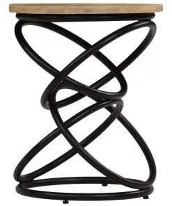 vidaXL End Table Solid Mango Wood 40×50 cm