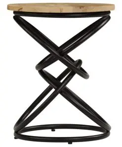 vidaXL End Table Solid Mango Wood 40×50 cm