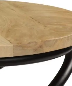 vidaXL End Table Solid Mango Wood 40×50 cm