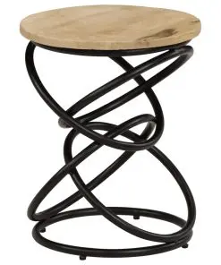 vidaXL End Table Solid Mango Wood 40×50 cm