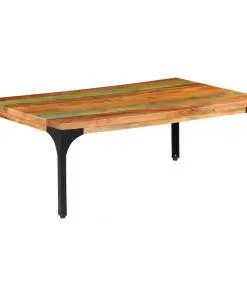 vidaXL Coffee Table 100x60x35 cm Solid Reclaimed Wood