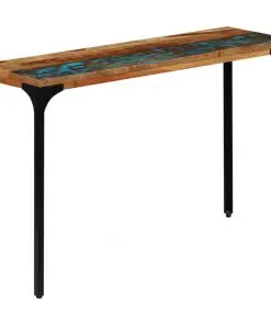 vidaXL Console Table 120x35x76 cm Solid Reclaimed Wood