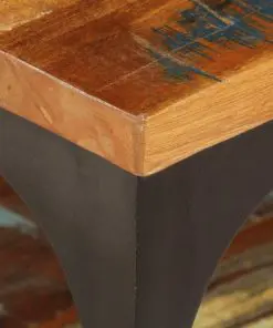 vidaXL Coffee Table with Shelf 100x60x35 cm Solid Reclaimed Wood