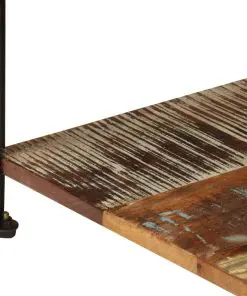 vidaXL Coffee Table with Shelf 100x60x35 cm Solid Reclaimed Wood