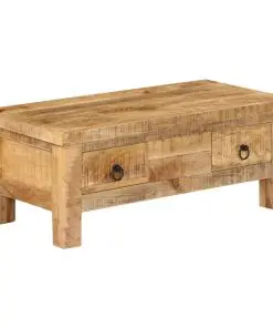 vidaXL Coffee Table 90x45x35 cm Solid Mango Wood
