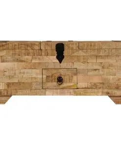 vidaXL Coffee Table Solid Mango Wood 80x40x35 cm
