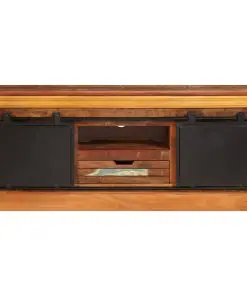 vidaXL TV Cabinet 110x30x45 cm Solid Reclaimed Wood