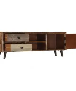 vidaXL TV Cabinet 118x30x40 cm Solid Mango Wood