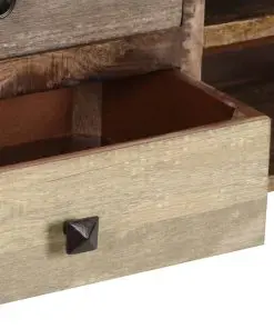 vidaXL TV Cabinet 118x30x40 cm Solid Mango Wood