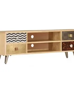 vidaXL TV Cabinet 120x30x40 cm Solid Mango Wood