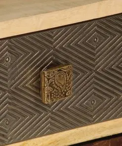 vidaXL TV Cabinet 120x30x40 cm Solid Mango Wood