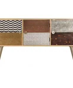 vidaXL Sideboard 120x30x75 cm Solid Mango Wood