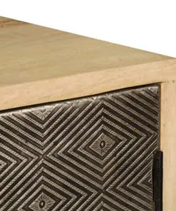 vidaXL Sideboard 120x30x75 cm Solid Mango Wood
