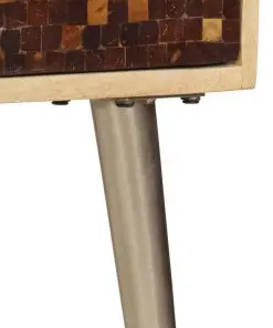 vidaXL Sideboard 120x30x75 cm Solid Mango Wood