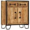 vidaXL Sideboard 65x30x70 cm Solid Mango Wood