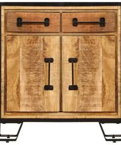 vidaXL Sideboard 65x30x70 cm Solid Mango Wood