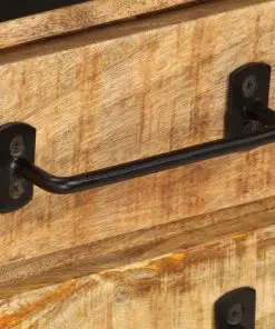 vidaXL TV Cabinet with Drawers 120x30x40 cm Solid Mango Wood