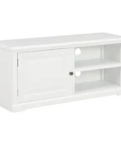 vidaXL TV Cabinet White 90x30x40 cm Wood