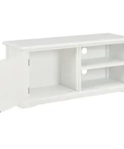 vidaXL TV Cabinet White 90x30x40 cm Wood