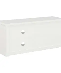 vidaXL TV Cabinet White 90x30x40 cm Wood