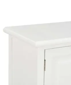 vidaXL TV Cabinet White 90x30x40 cm Wood