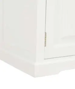vidaXL TV Cabinet White 90x30x40 cm Wood