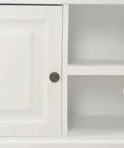 vidaXL TV Cabinet White 90x30x40 cm Wood