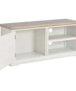vidaXL TV Cabinet White 90x30x40 cm Wood
