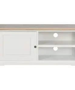 vidaXL TV Cabinet White 90x30x40 cm Wood