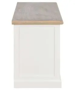 vidaXL TV Cabinet White 90x30x40 cm Wood