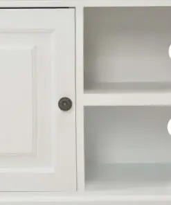 vidaXL TV Cabinet White 90x30x40 cm Wood