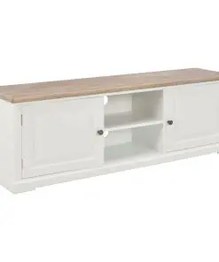 vidaXL TV Cabinet White 120x30x40 cm Wood