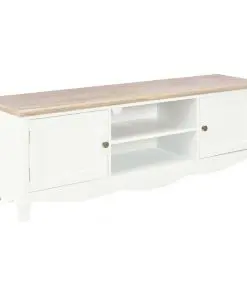 vidaXL TV Cabinet White 120x30x40 cm Wood