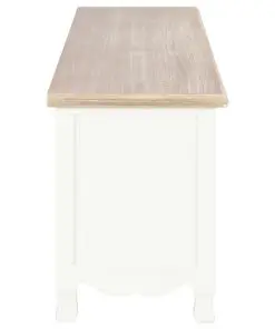 vidaXL TV Cabinet White 120x30x40 cm Wood