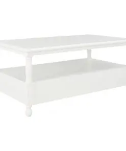 vidaXL Coffee Table White 100x55x45 cm Wood