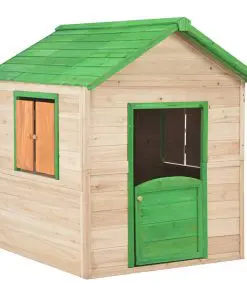 vidaXL Kids Play House Fir wood Green