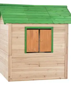 vidaXL Kids Play House Fir wood Green