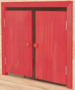 vidaXL Kids Play House Fir wood Red