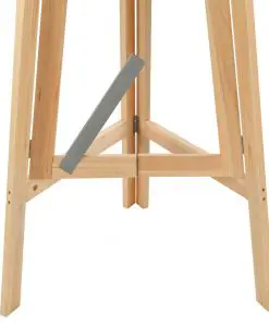 vidaXL Foldable Bar Table 78 cm Fir Wood