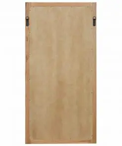 vidaXL Mirror 60×120 cm Solid Oak Wood