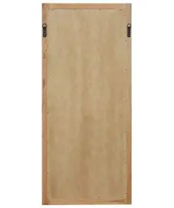 vidaXL Mirror 50×140 cm Solid Oak Wood
