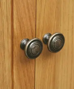 vidaXL Shoe Cabinet 76x37x105 cm Solid Oak Wood