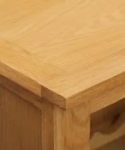 vidaXL Wine Cabinet 56x32x110 cm Solid Oak Wood