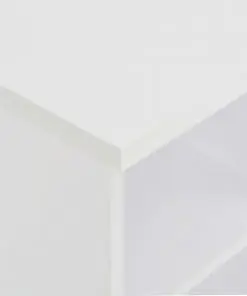vidaXL Bar Table White 60x60x110 cm