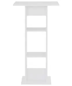 vidaXL Bar Table White 60x60x110 cm